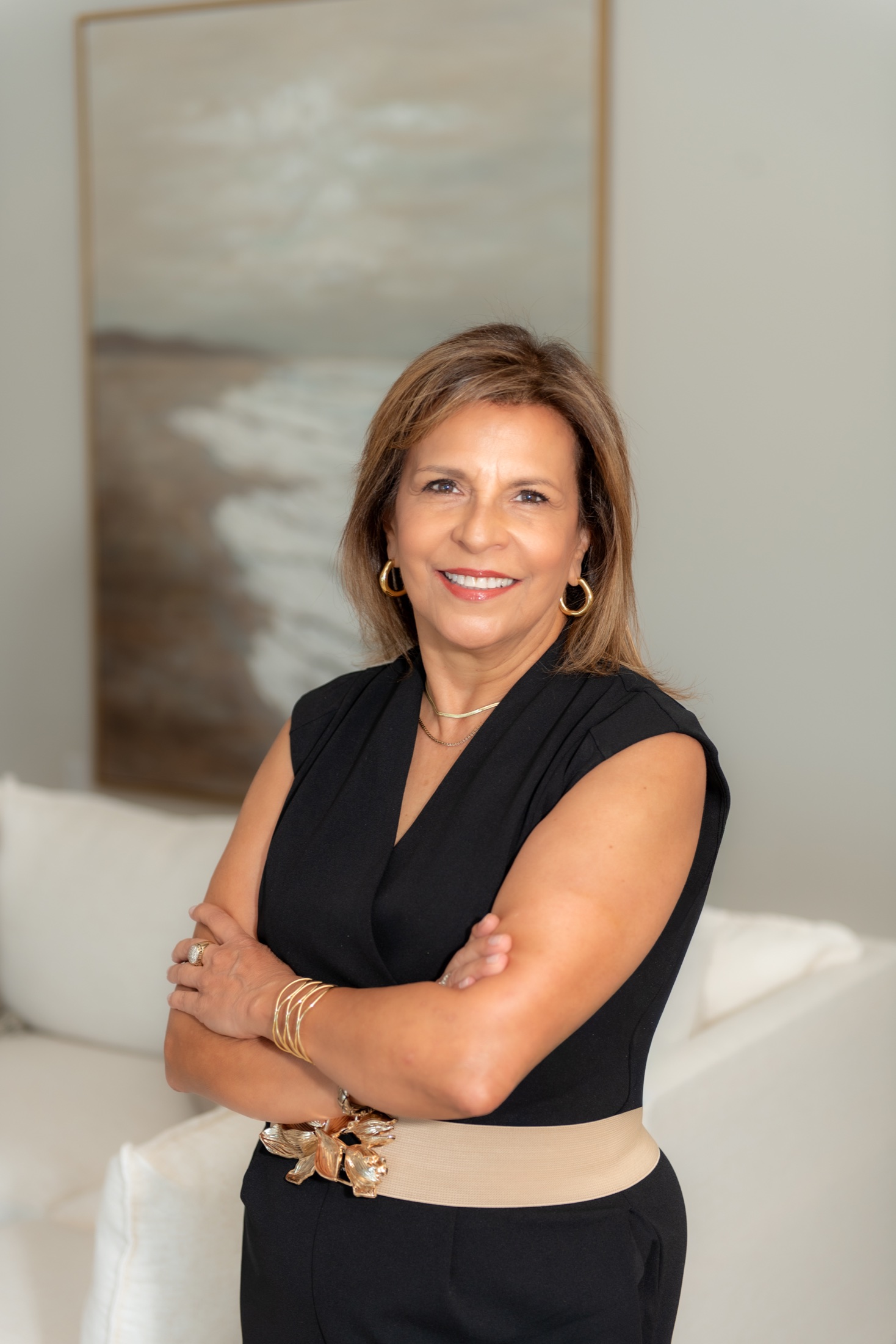 Polished executive portrait of a South Florida businesswoman