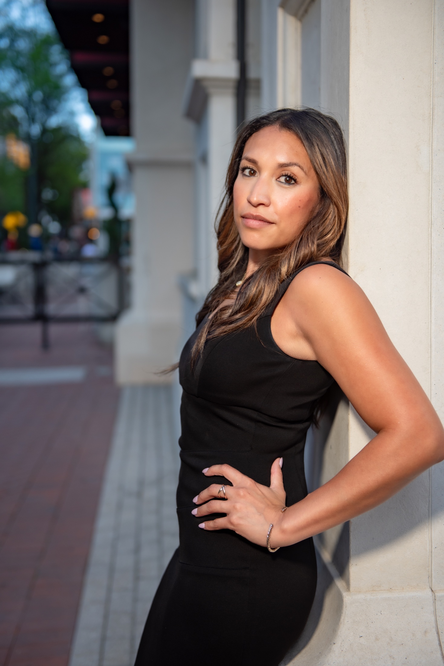 Confident South Florida businesswoman photographed for her personal brand