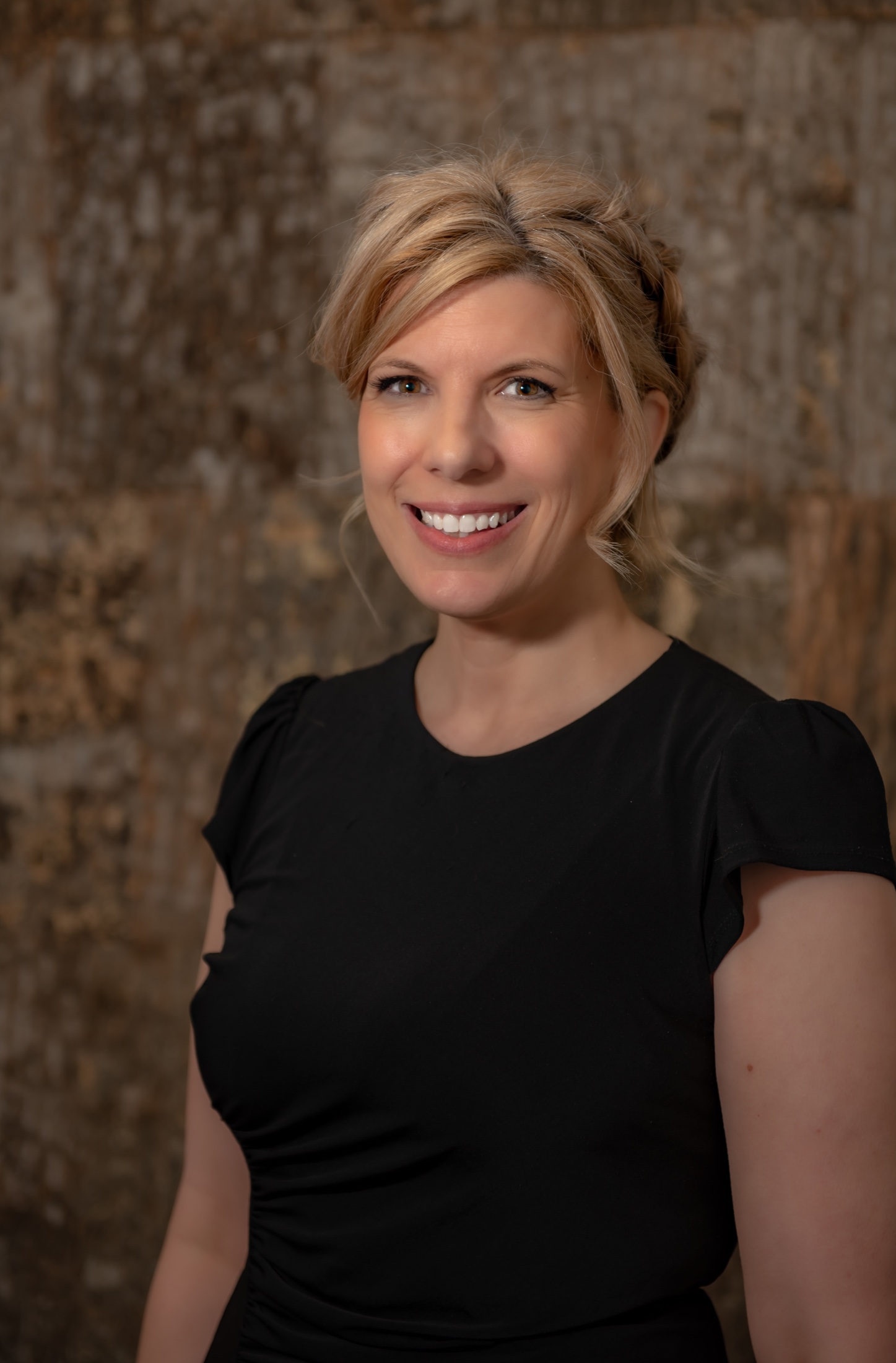 Polished studio business portrait of a South Florida professional