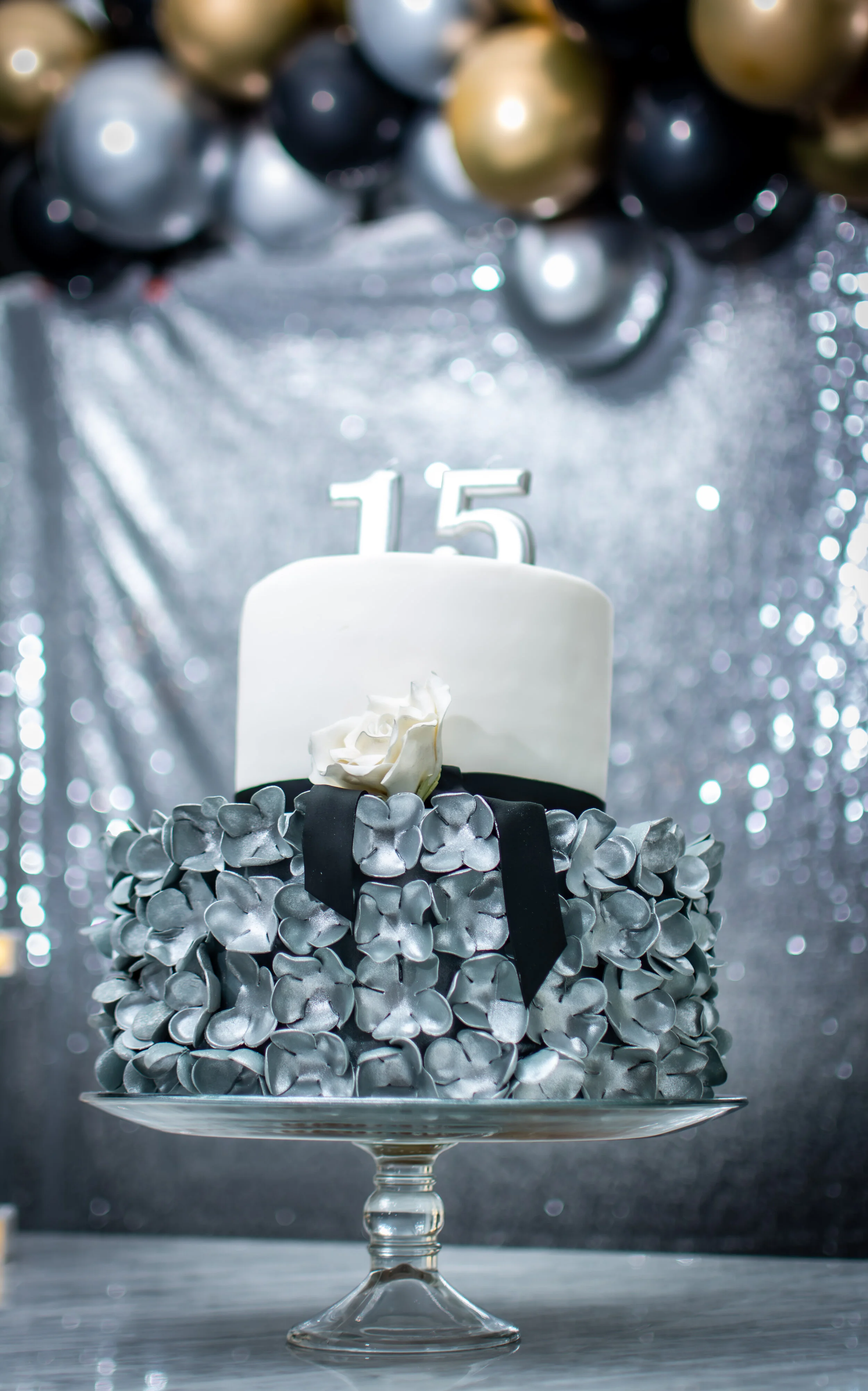 Quinceañera portraits, family, details, and celebration photography by Photos by Karli