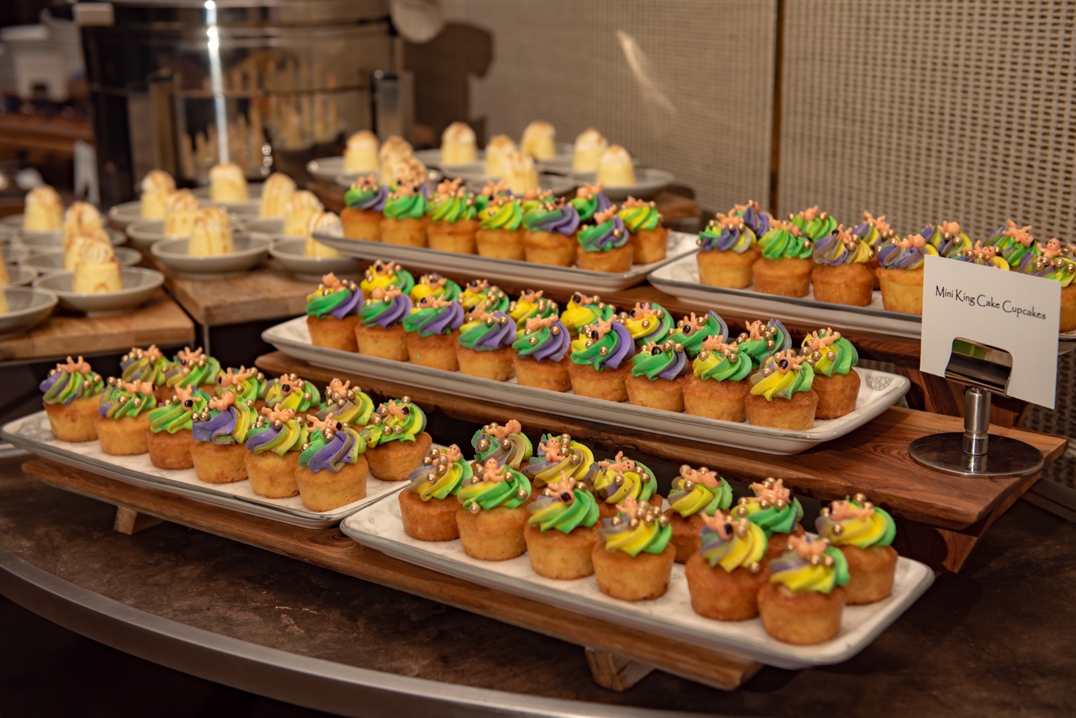 Colorful dessert display photographed for a corporate event