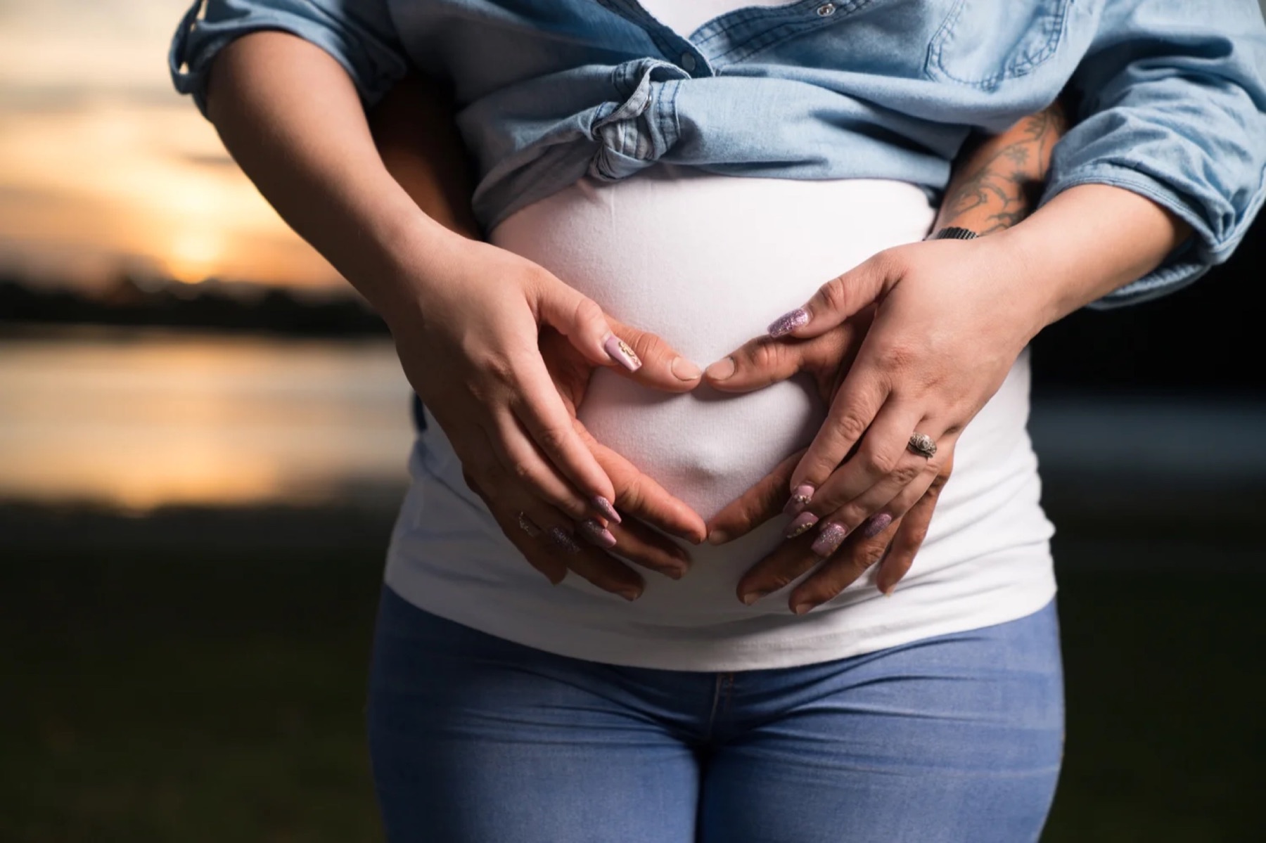 Artful South Florida maternity portrait by Photos by Karli