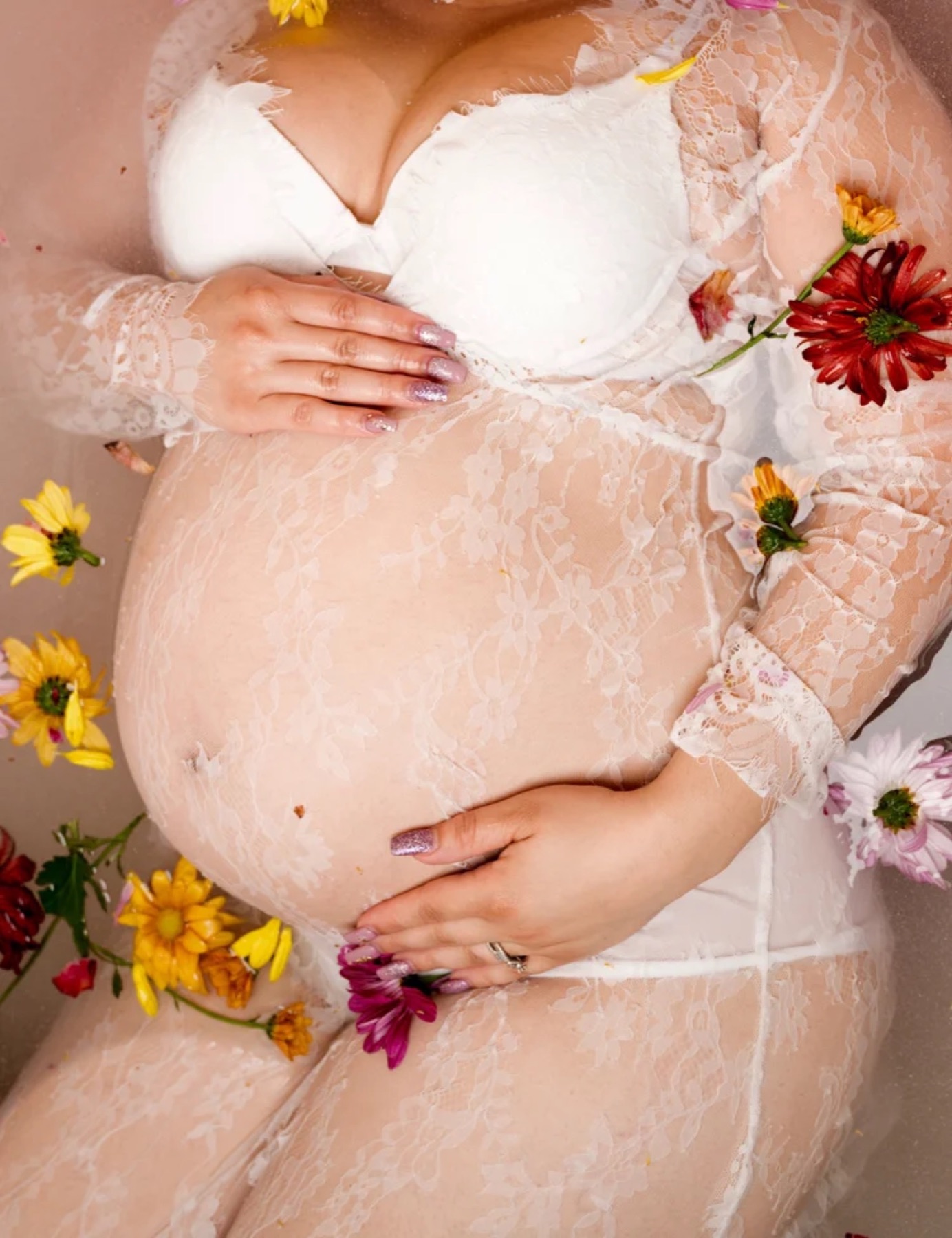 Artful South Florida maternity portrait by Photos by Karli