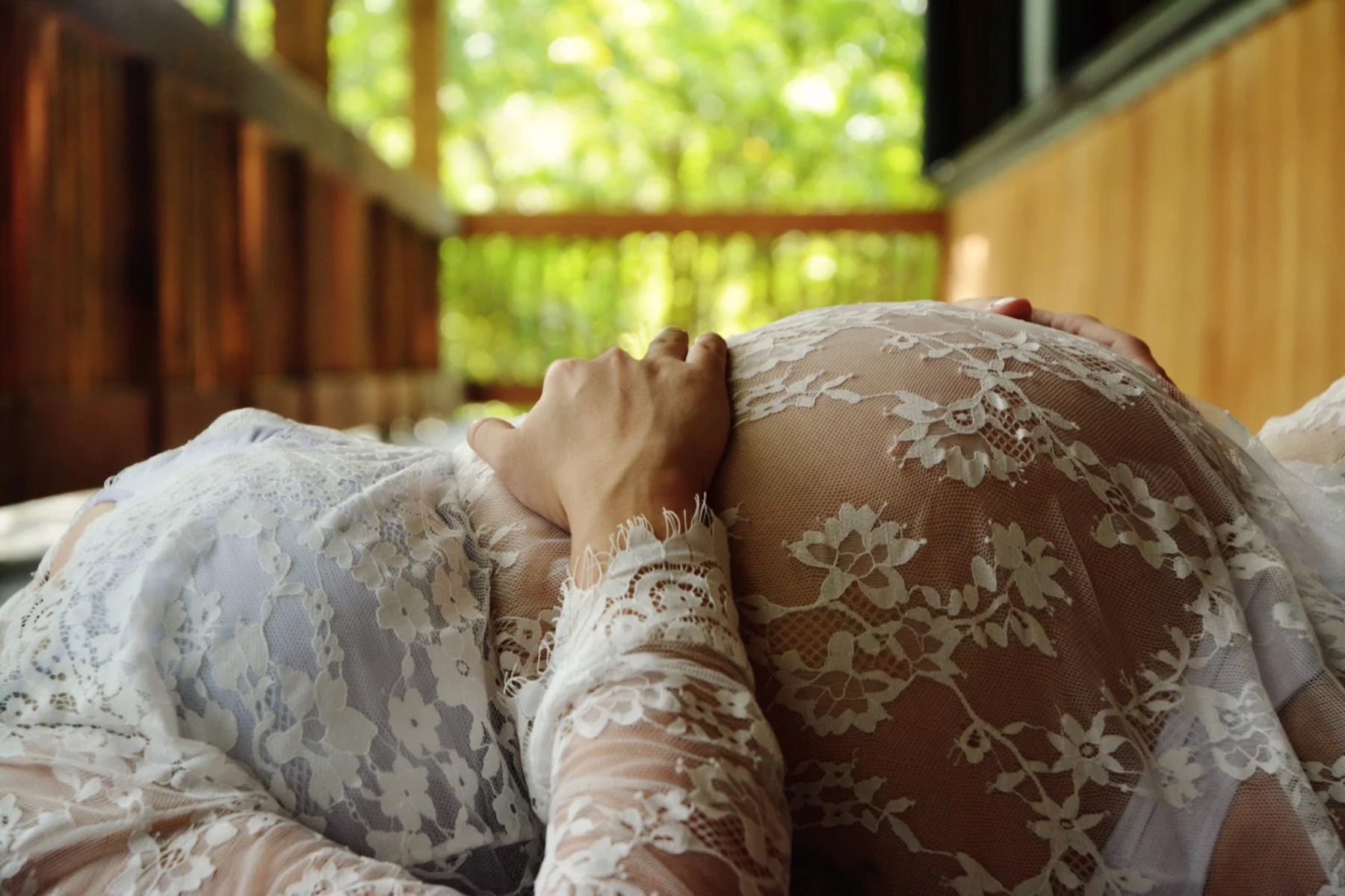 Artful South Florida maternity portrait by Photos by Karli